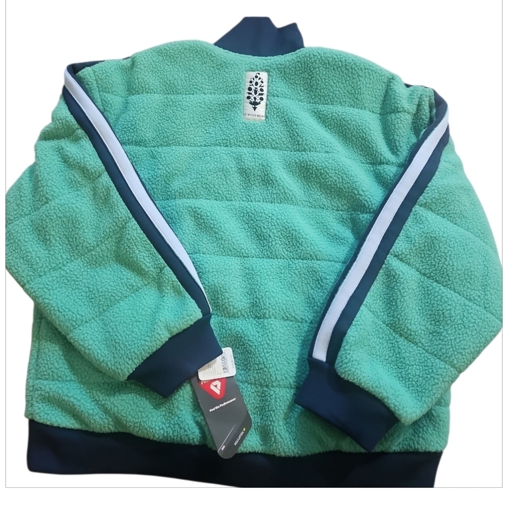 NWT Free People FP Movement Jacket Fleece Sherpa Jacket Sz L - Picture 10 of 14
